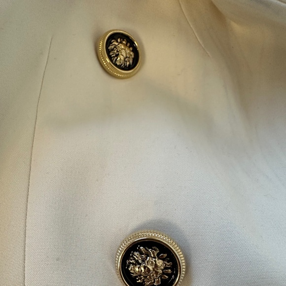 Zara Double Breasted Blazer - White - Picture 5 of 6